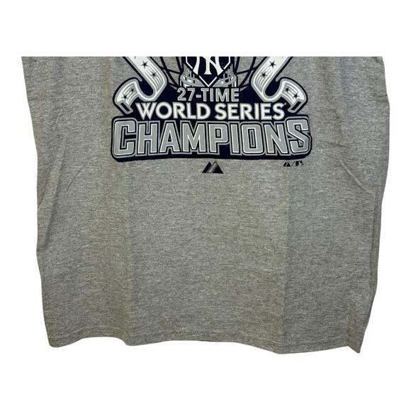 Yankees 2009 27 Times World Series Champions Adult Medium New W/ Hologram - Picture 3 of 12